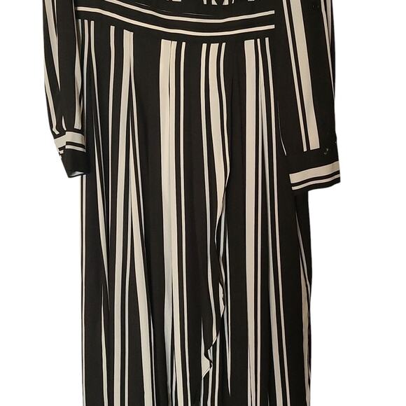 Inc International Concepts Striped Faux Wrap High Low Maxi Dress Size 0 NWT - Picture 6 of 9